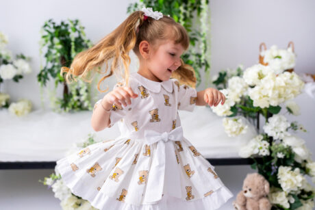 Rochie fetite ursuleti bumbac certificat oeko ex (6)